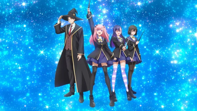 The Classroom of the Black Cat and a Witch Cinematic HD Backdrop